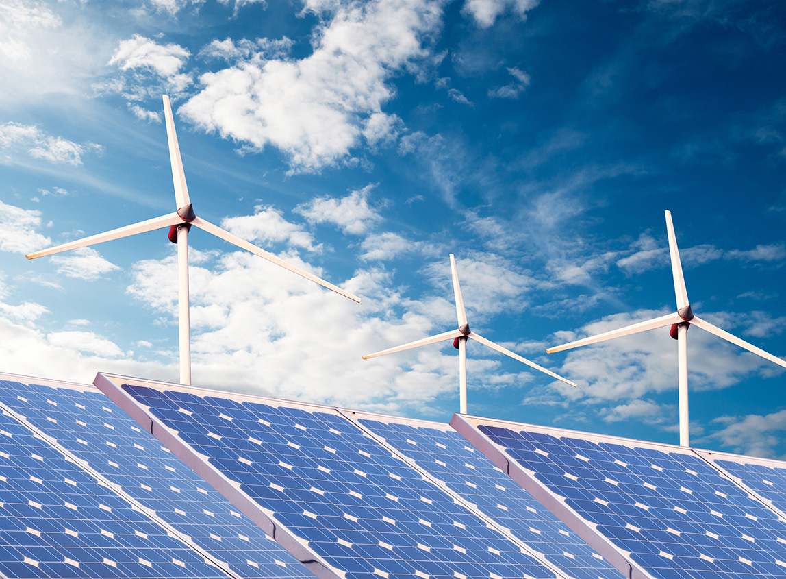 Vindmøller solceller miljørigtige energiløsninger erhverv - Viable Energy